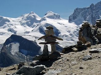 Pollux from the N side, with Breithorn and Castor either side.jpg